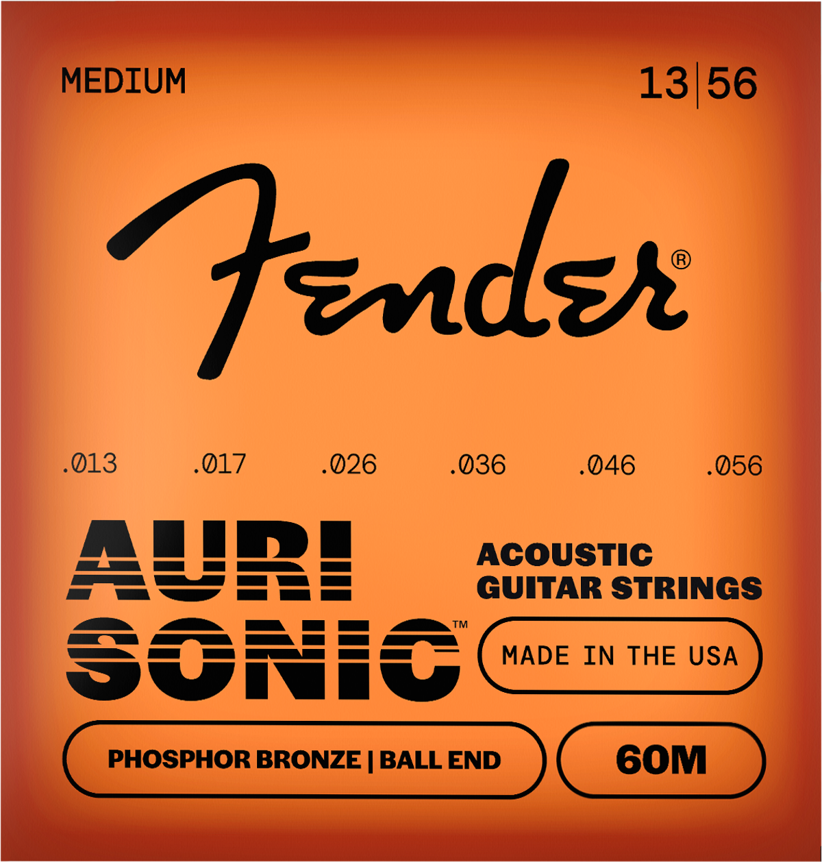 Encordadura para Guitarra Acustica Fender Phosphor Bronze