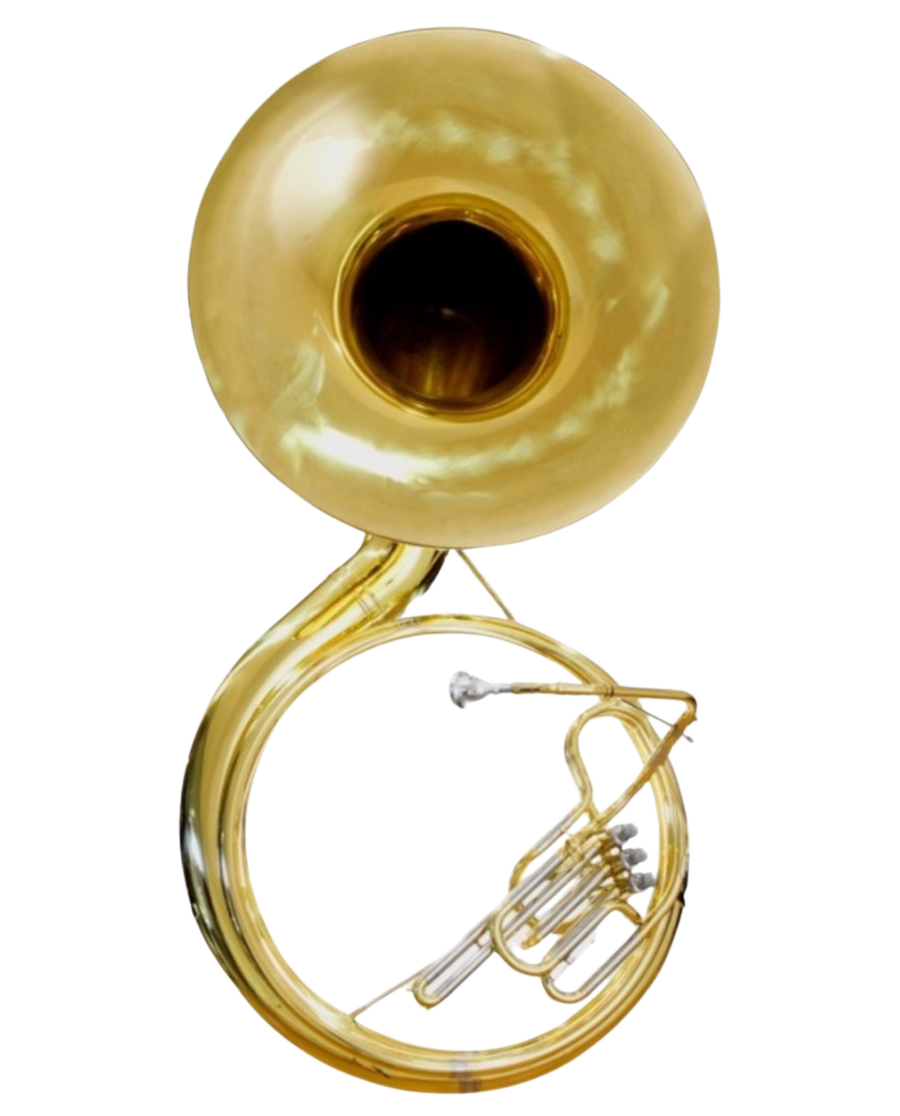 Tuba Sousafon Laqueada 26" Pabellon Silvertone con Estuche