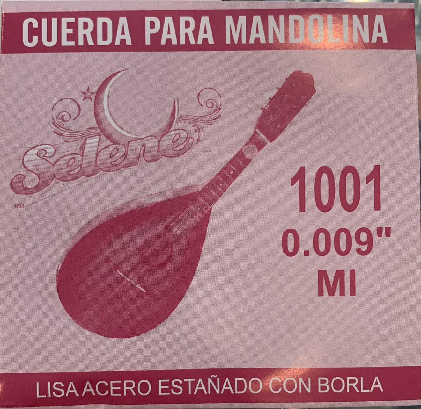 Cuerda Suelta para Mandolina 1ra Lisa Acero Estañado con Borla