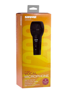 Microfono Shure Sv200 Dinamico para Voz con Cable Xlr-xlr