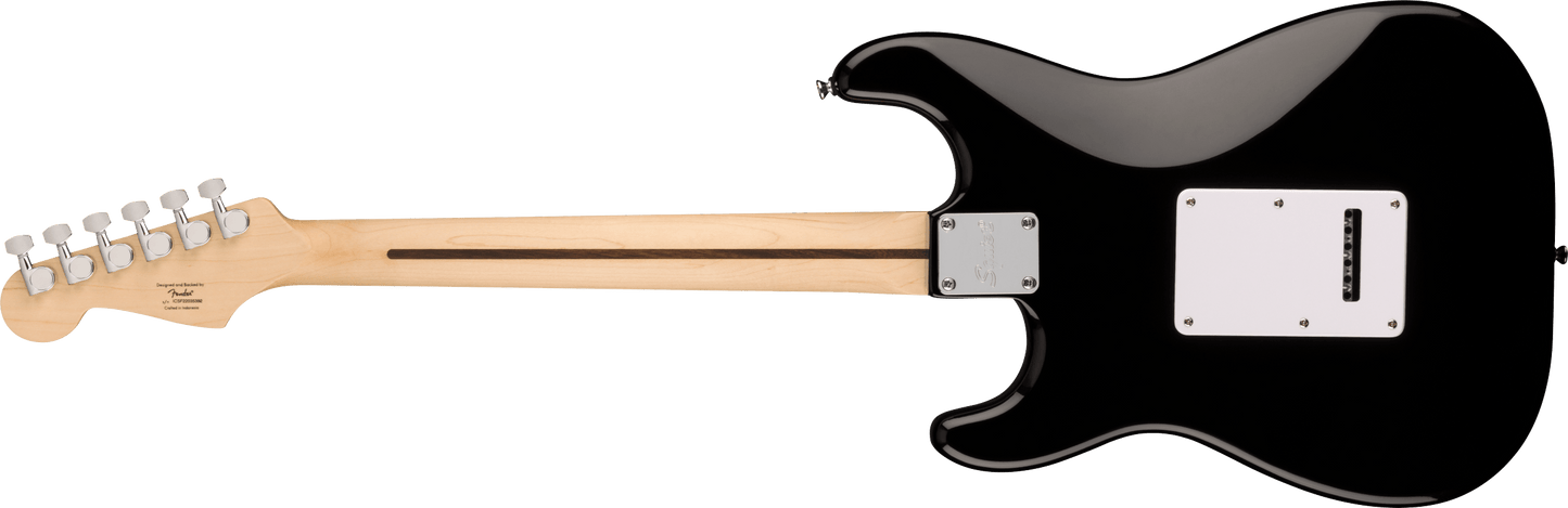 Paquete Guitarra Eléctrica Squier Sonic Stratocaster Negro Maple