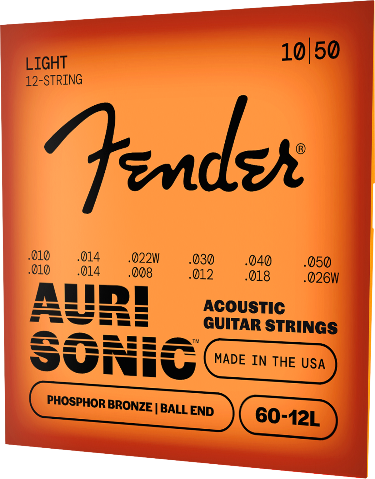 Cuerdas Aurisonic Phosphor Bronze Guitarra Acústica 12 Cuerdas