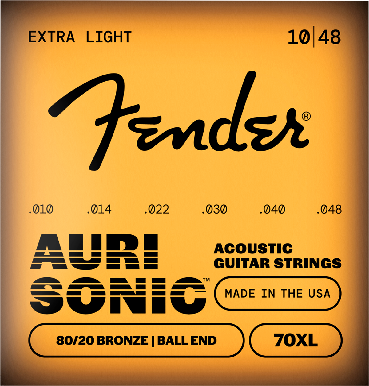 Encordadura para Guitarra Acustica Fender Bronze 80/20