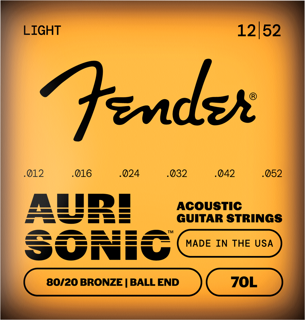 Encordadura para Guitarra Acustica Fender Bronze 80/20
