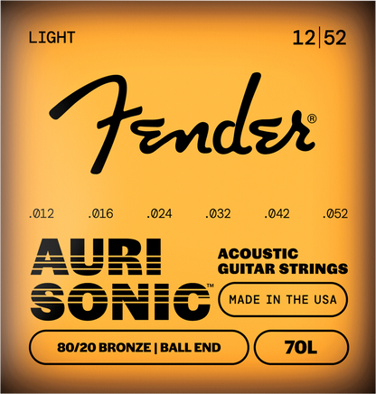 Encordadura para Guitarra Acustica Fender Bronze 80/20
