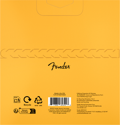 Encordadura Fender Guitarra Acústica Bronce 80/20 .011