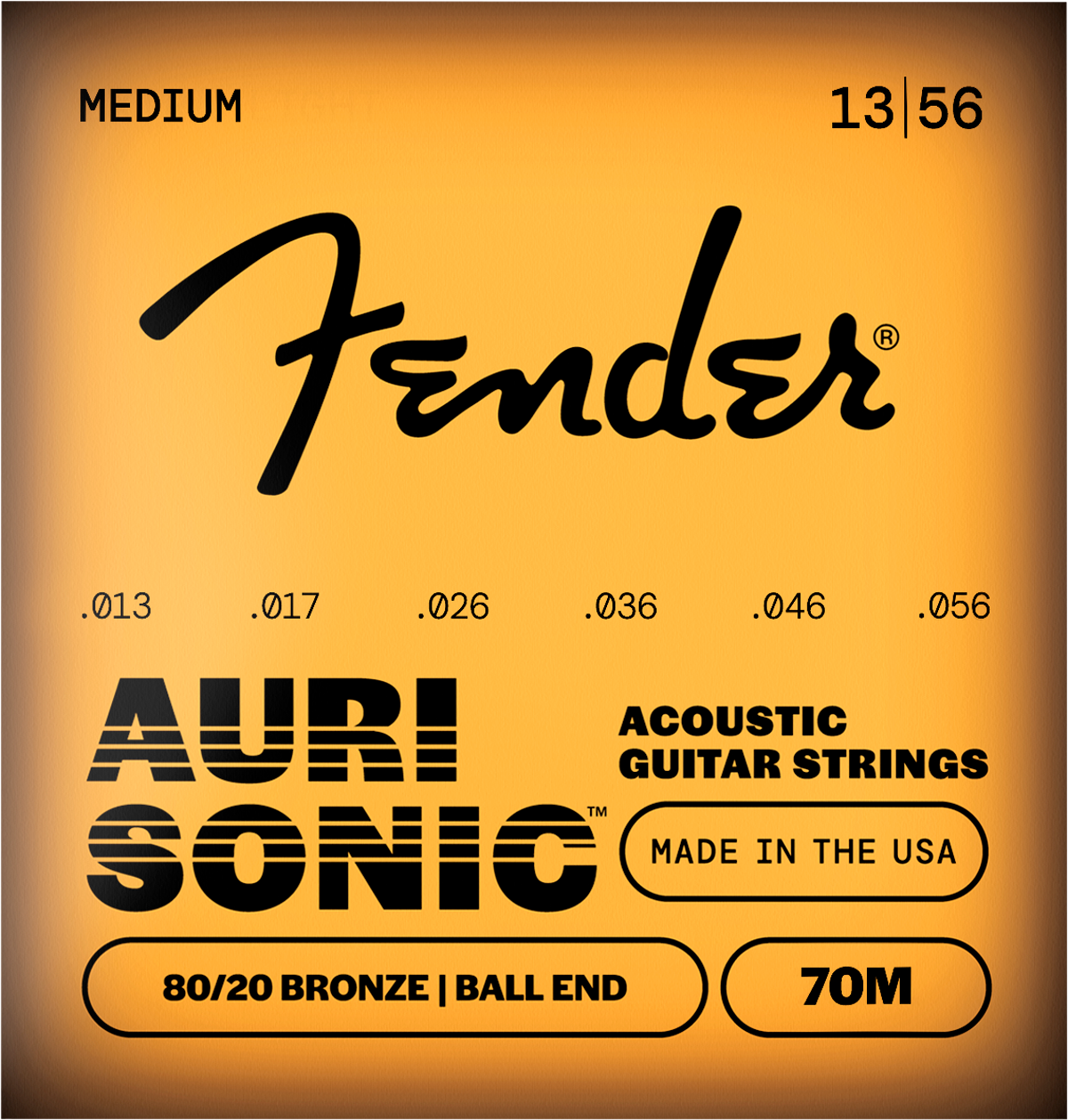Encordadura para Guitarra Acustica Fender Bronze 80/20