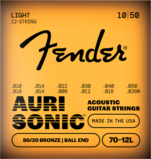 Encordadura Fender Docerola 80/20 Bronze .010-.050