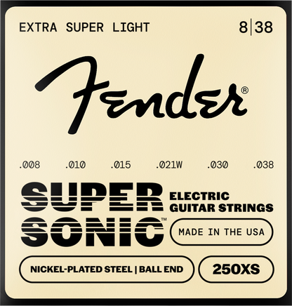 Encordadura para Guitarra Electrica Fender 250`s Acero Niquelado (nps)