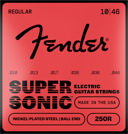 Encordadura para Guitarra Electrica Fender 250`s Acero Niquelado (nps)