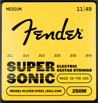 Encordadura para Guitarra Electrica Fender 250`s Acero Niquelado (nps)