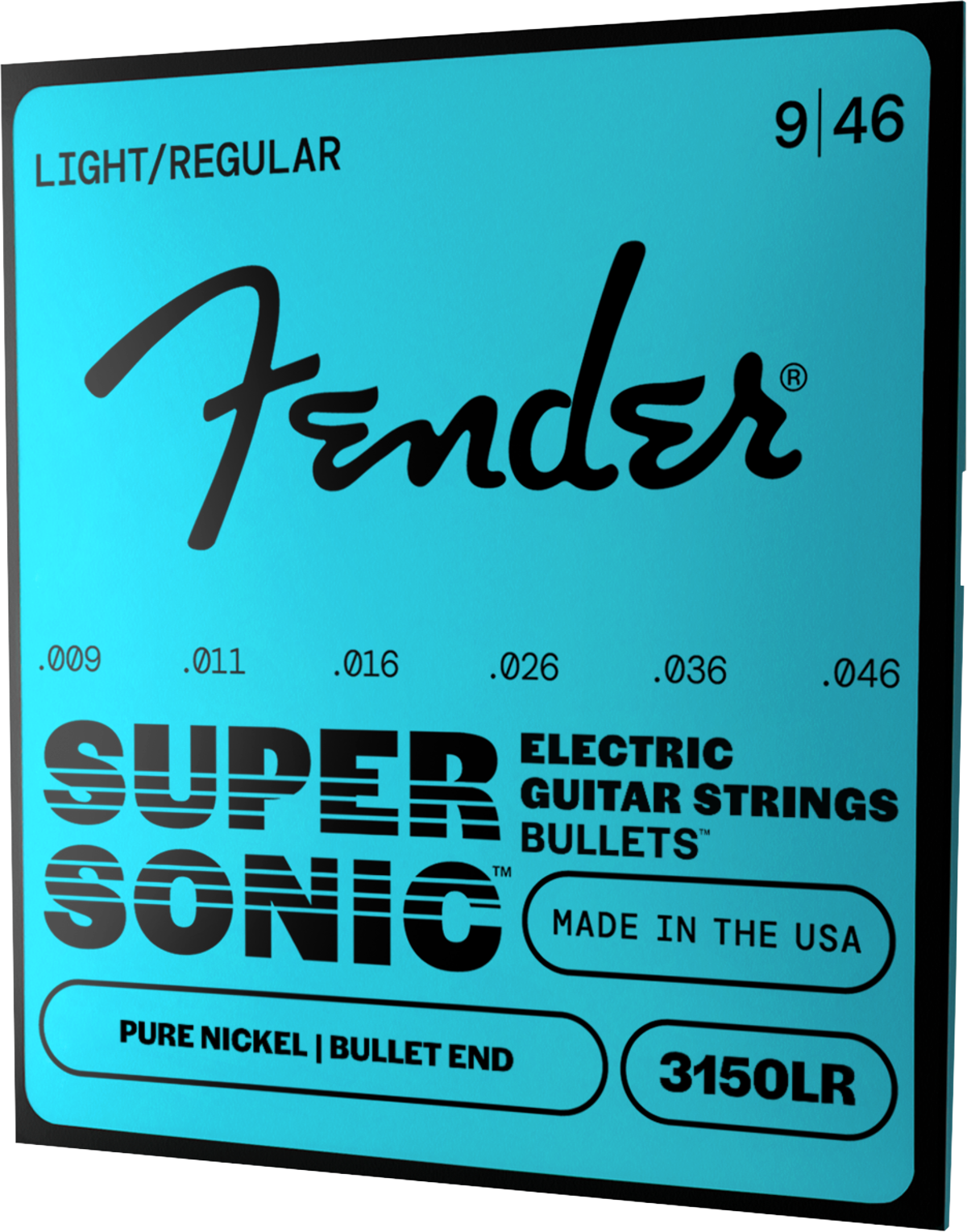 Cuerdas Fender SuperSonic™ Bullets™ 3150 de Níquel Puro para Guitarra Eléctrica