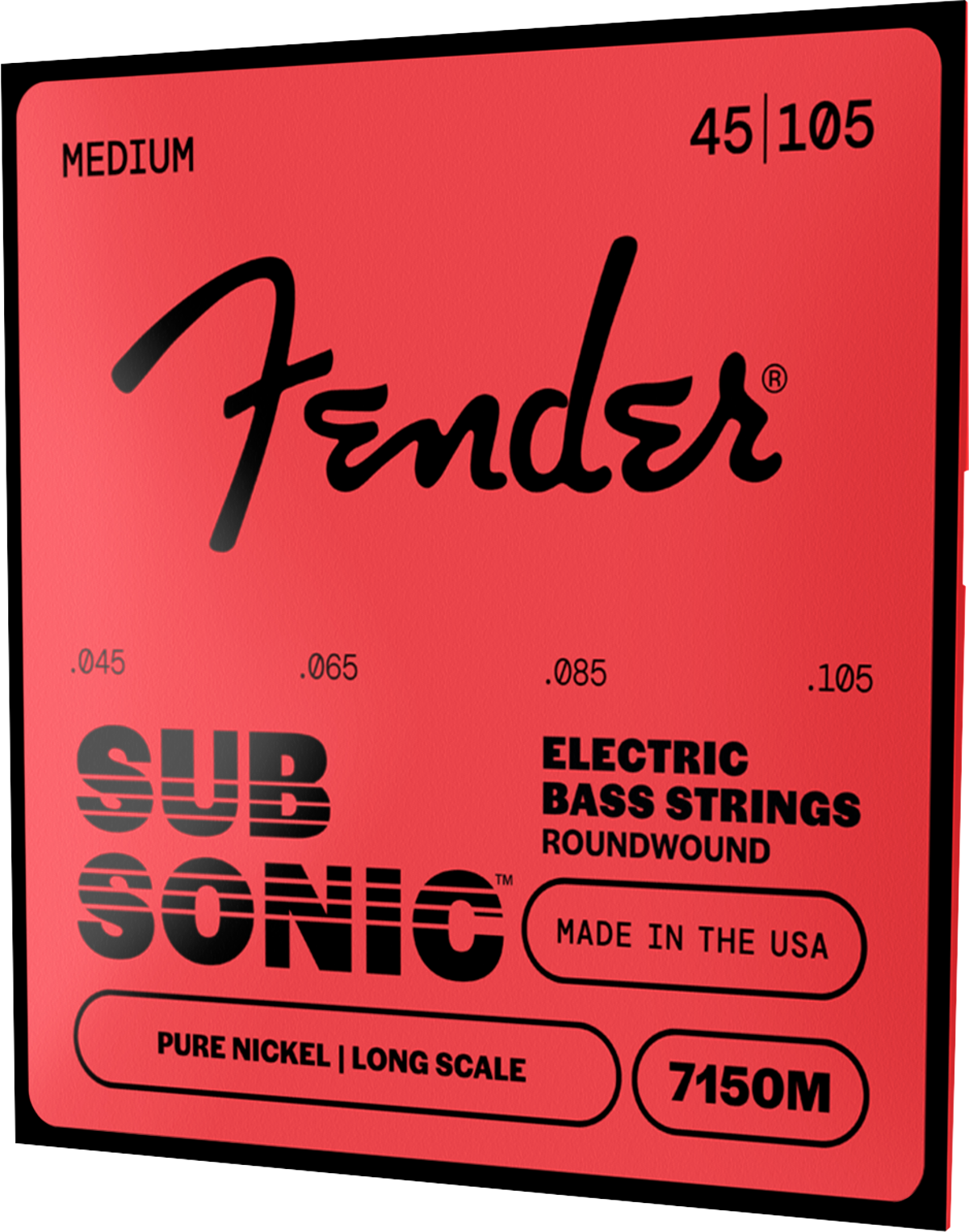 Juego de Cuerdas Fender Bajo Eléctrico 4 Cuerdas .045-.105 Original 7150s