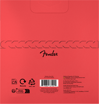 Encordadura Fender Bajo Eléctrico Enrolladas en Nylon 9120