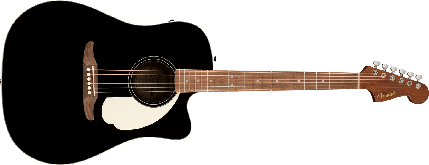 Guitarra Acústica Fender California Standard Redondo CE Negra