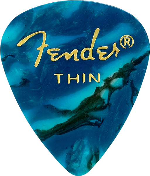 Paquete de Puas Fender Ocean Turq (12pk) Thin