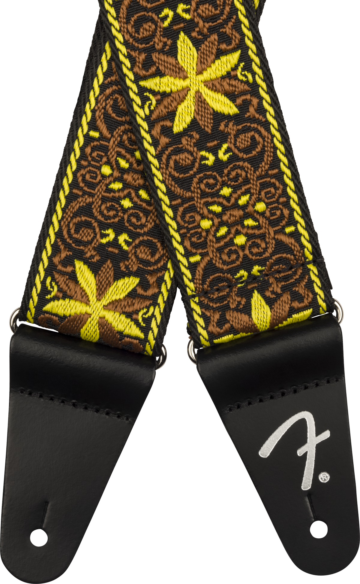 Correa de Guitarra Fender Pasadena Woven Amarillo Wallflower