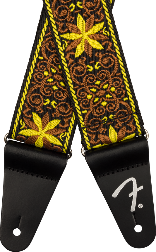 Correa de Guitarra Fender Pasadena Woven Amarillo Wallflower