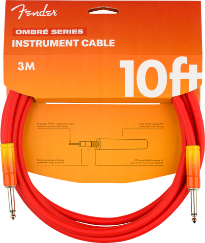 Cable Fender 3 M Ombré Instrument Tequila Sunrise