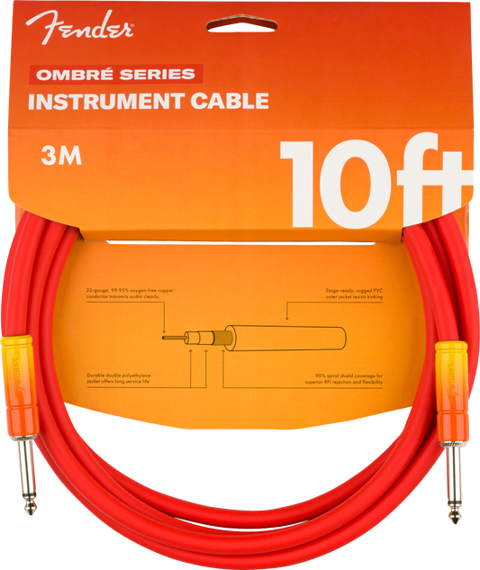 Cable Fender 3 M Ombré Instrument Tequila Sunrise