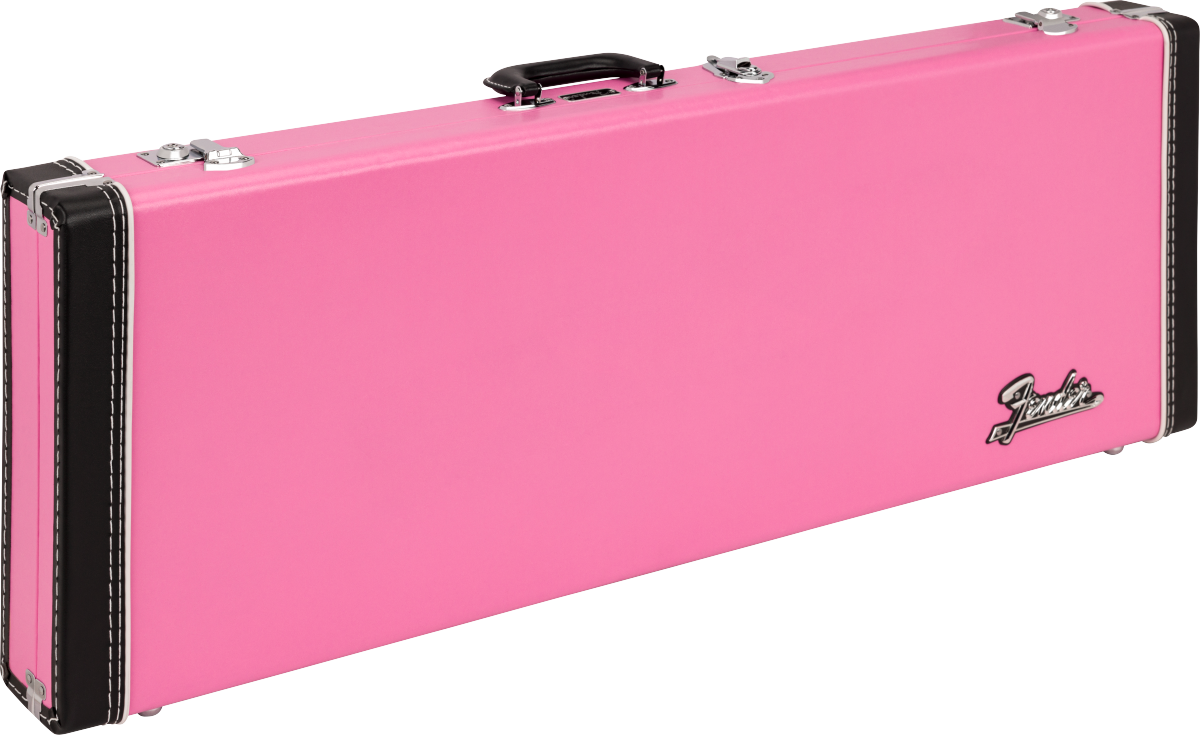 Estuche Rigido Fender para Guitarra Electrica Joe Strummer, Tele/strat Rosa