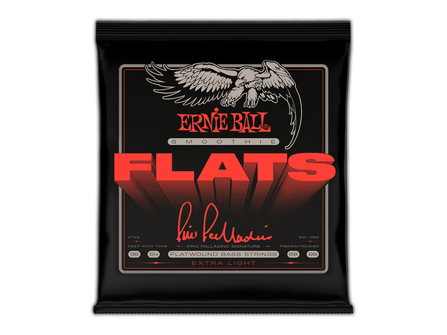 Ernie Ball P02748 — Encordadura Ernie Ball "Pino Palladino - Flats Extra Light" Para Bajo Electrico (Cobalto, 0.038-0.098)