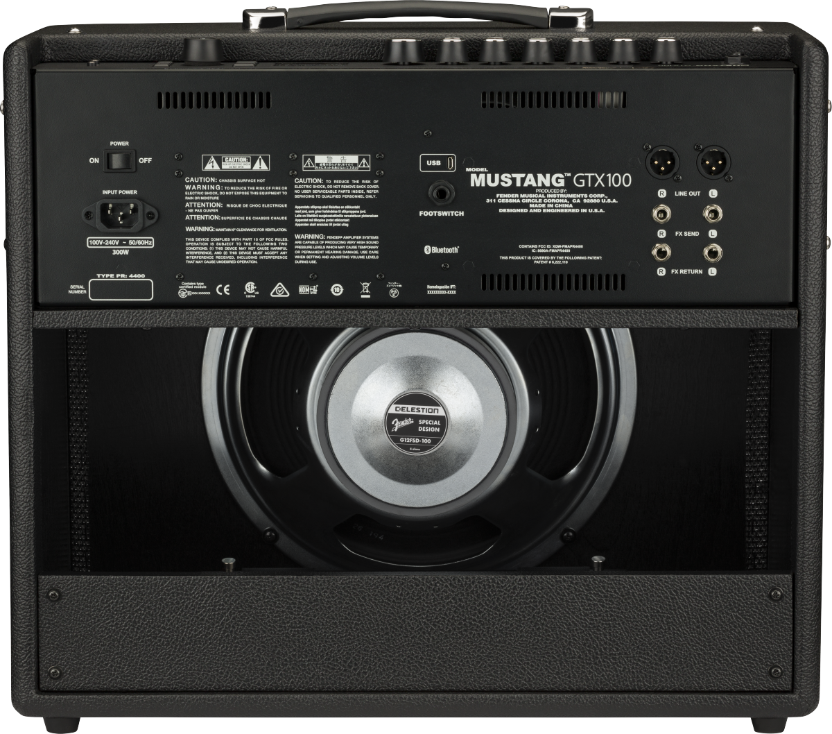 Amplificador Fender Mustang™ Gtx100 M
