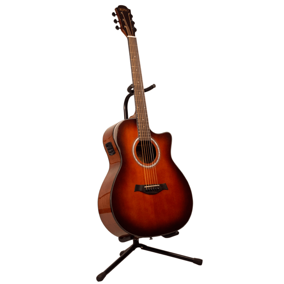 Guitarra Electroacústica Campero Caoba Con Resaque Sunburst