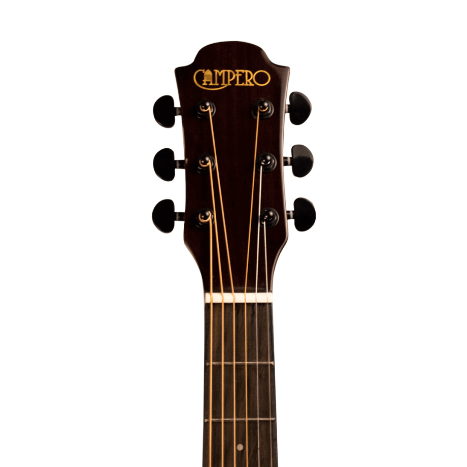 Guitarra Electroacústica Campero Caoba Con Resaque Sunburst