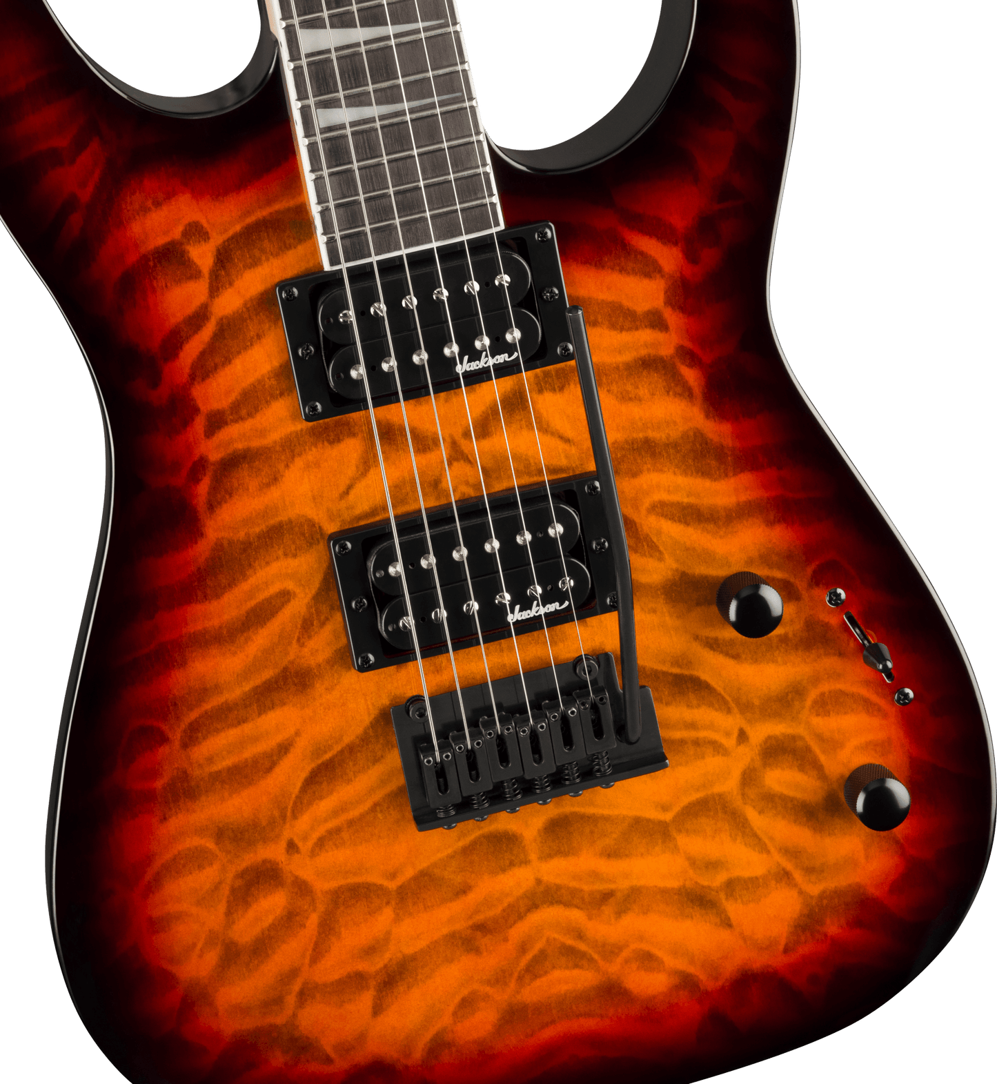 Guitarra Eléctrica Jackson JS Series Dinky JS20 DKQ 2PT Tobacco Burst