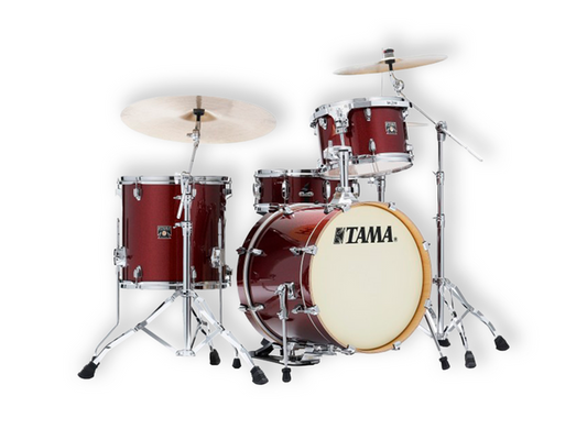 Batería Tama Superstar Classic Maple 4 Piezas Rojo Oscuro Metálico