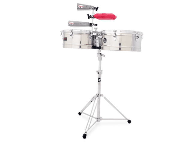 LP LP1415-S — Timbales Lp ''Prestige'' 14" & 15", Cromados Con Atril