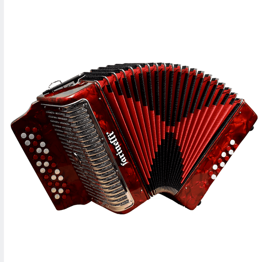 Acordeon Botones Fa Rojo 3012 Brb Farinelli Premium 3012far2hg