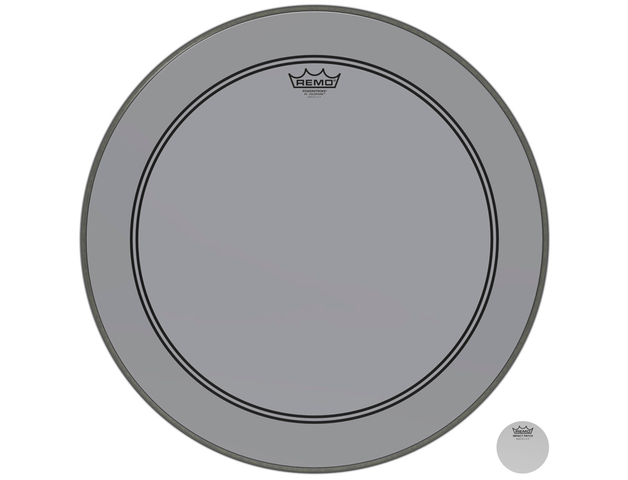 Remo P3-1322-CT-SM — Parche Remo Colortone™ Powerstroke® 3 22'', Gris
