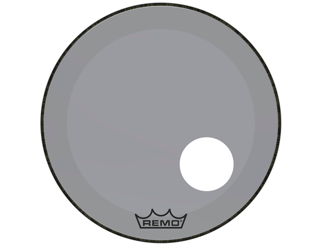 Remo P3-1322-CT-SMOH — Parche Remo Colortone™ Powerstroke® 3 22'', Gris Con Perforacion 5''