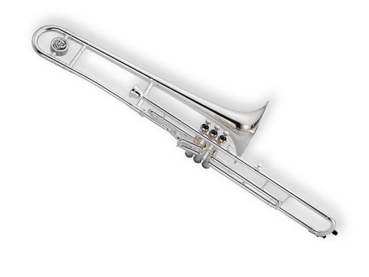 Jupiter JTB720VSQ — Trombon De Embolos Do Jupiter Plateado Con Estuche