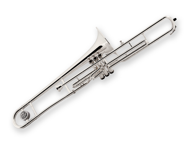 Trombón de Émbolos Jupiter JTB720VNQ Niquelado con Estuche Profesional