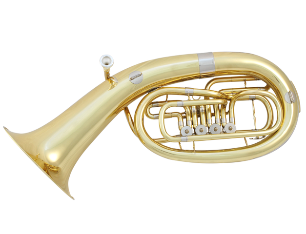 Bombardino Si Bemol Blessing 6475L Laqueado Pabellón Frontal con Estuche