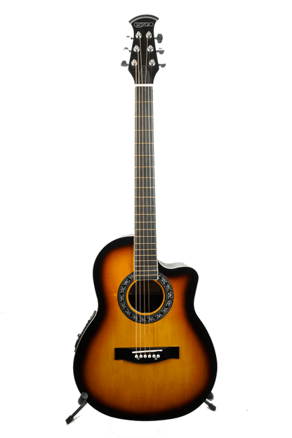 Guitarra Electroacústica Tipo Ovation Sunburst