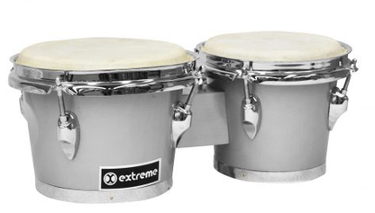 Bongo 7 y 8 Extreme Plata Aro Cromado