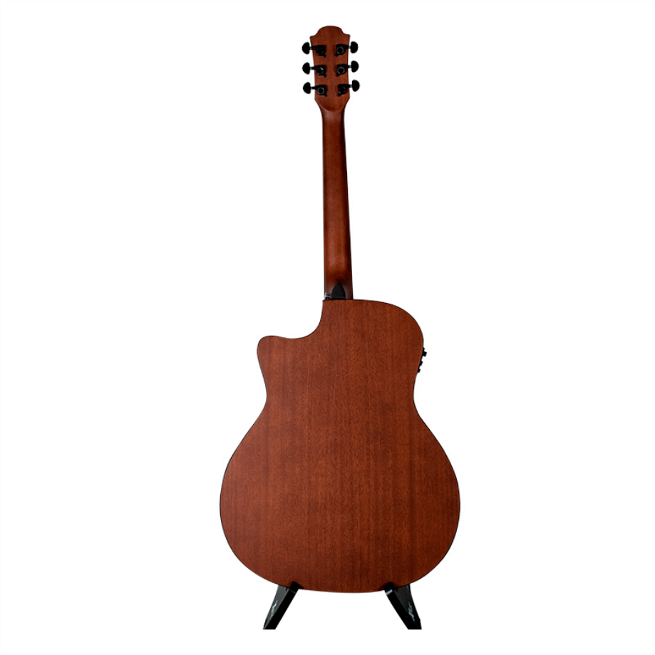 Guitarra Electroacústica Campero Caoba Con Resaque Mate