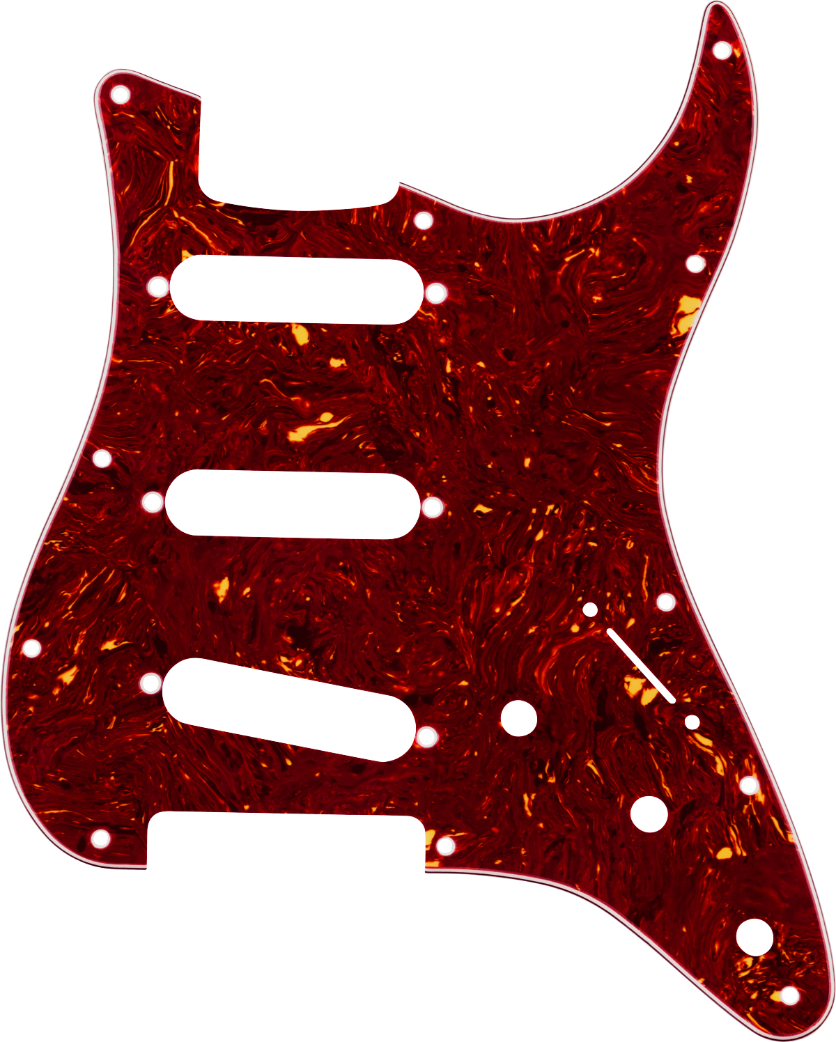 Pickguard para la Stratocaster Sss Landau Coma