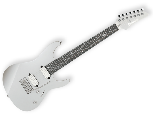 Guitarra Electrica Ibanez TOD70 de 7 Cuerdas Plata con Funda