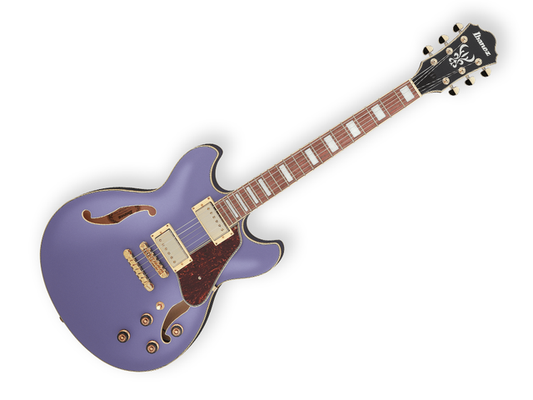 Guitarra Eléctrica Ibanez Artcore AS73 Púrpura Metalico Mate Semiacústica