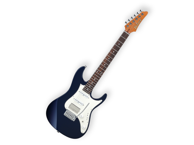 Guitarra Electrica Ibanez AZ2204NW-DTB Azul Marino con Estuche