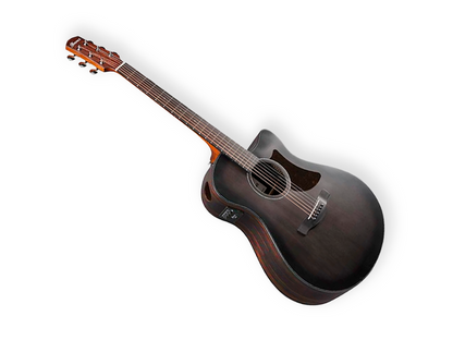 Ibanez AAM70CE-TBN — Guitarra Electroacustica Ibanez Entintado Negro/Sombreado Negro