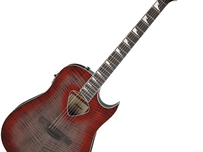 Ibanez ALT50FA-RDB — Guitarra Electroacustica Ibanez ''Altstar'' Entintado Café/Sombreado Rojo