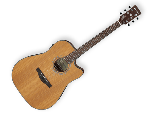 Ibanez AW65ECE-LG — Guitarra Electroacustica Ibanez ''Artwood'' Cedro Mate
