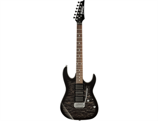 Ibanez GRX70QA-TKS — Guitarra Electrica Ibanez ''Rx'' Negra Transparente Sombreado