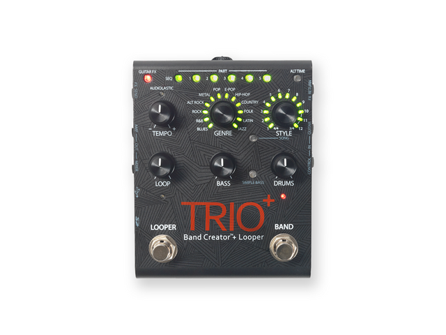 Pedal Digitech Trio+ Acompañante de Banda Automático con Adaptador